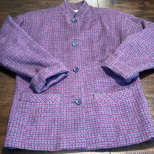 Blazer Jacket Ladies Size 4 XIA purple tweed